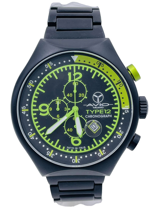 Avio Milano Aluminium Chronograph Watch 6457KKV299